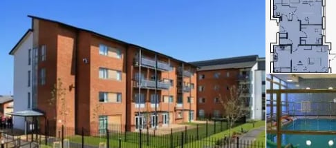 The nursing home where the hot water pipework was replaced