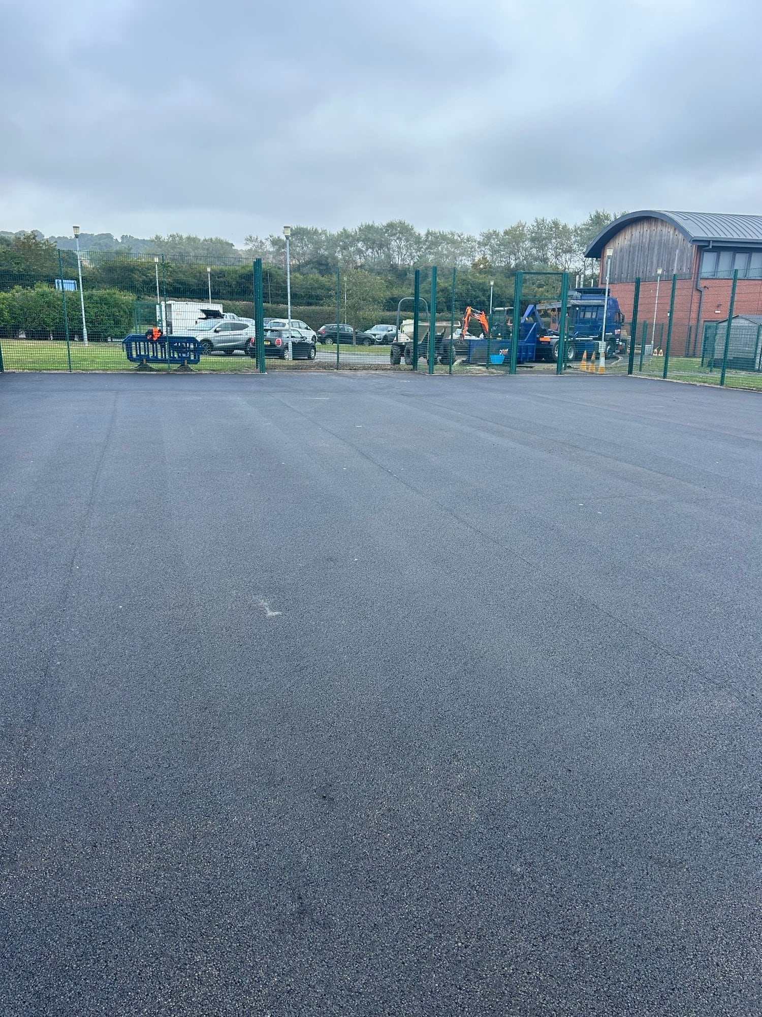 A new all weather sports surface completed at a primary school